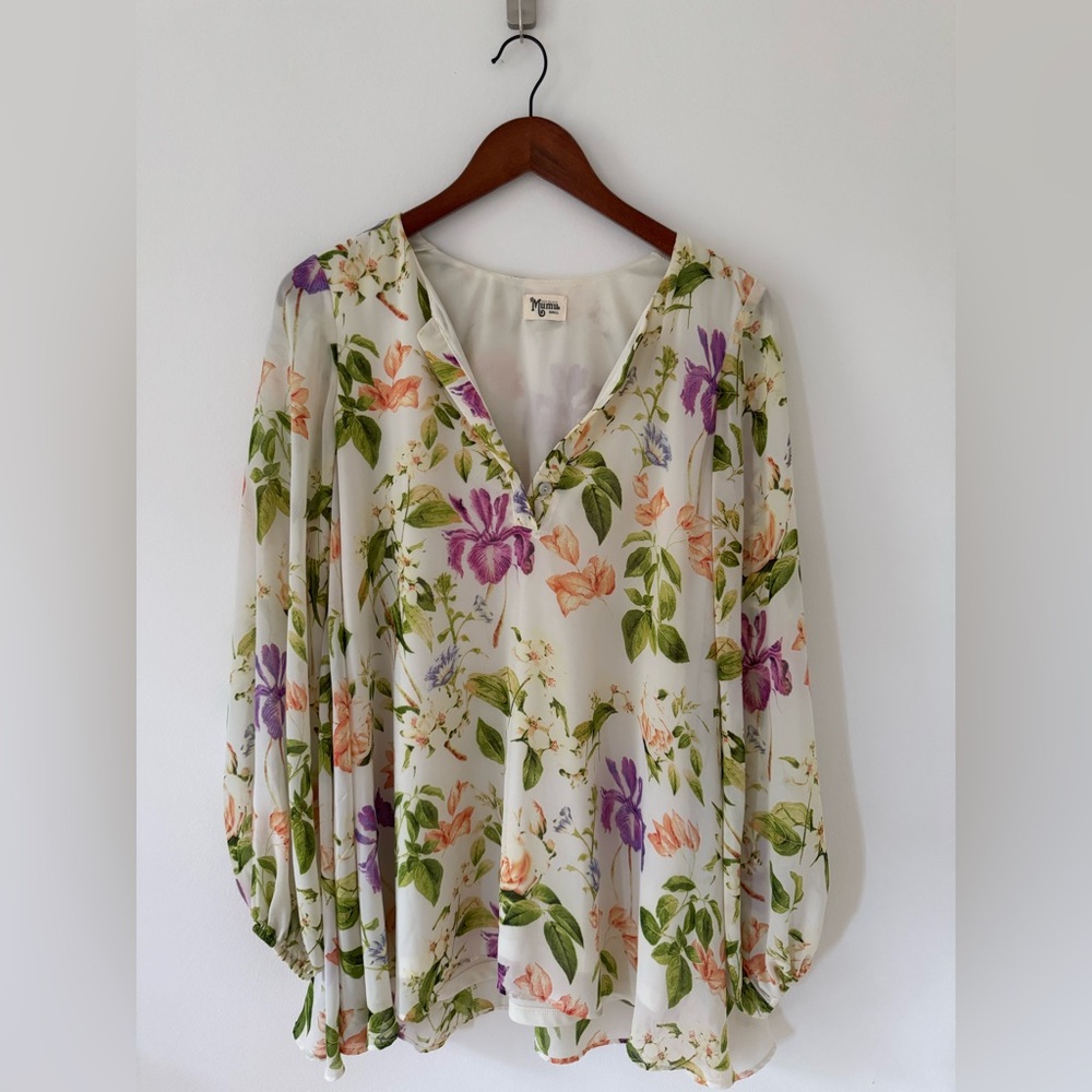 Show Me Your Mumu Floral Jamie Tunic — Size Small